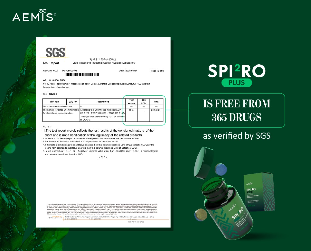 SGS — free from 365 drugs